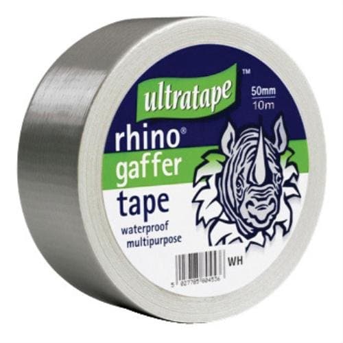 Rhino Multipurpose Silver Cloth Tape 50mm x 10 Metre Roll