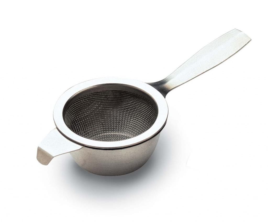 Tea Strainer & Drip Bowl Stainless Steel