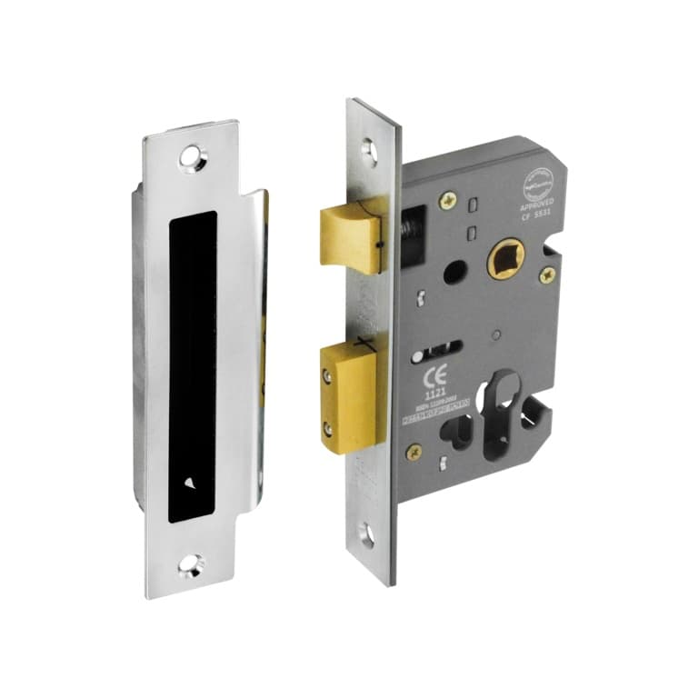 Euro Sash Lock Nickel Plated 63mm