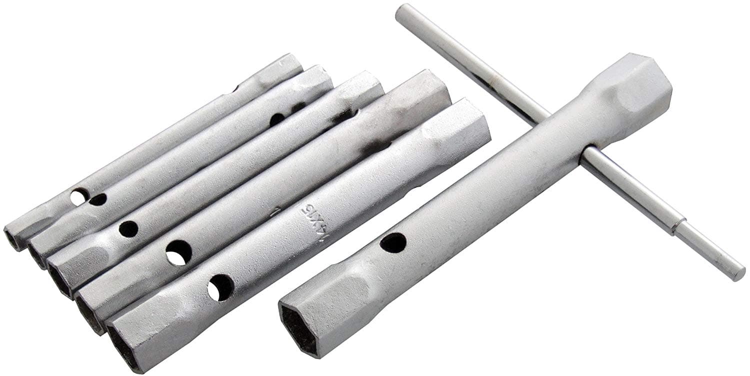 6Pc Box Spanner & Tommy Bar