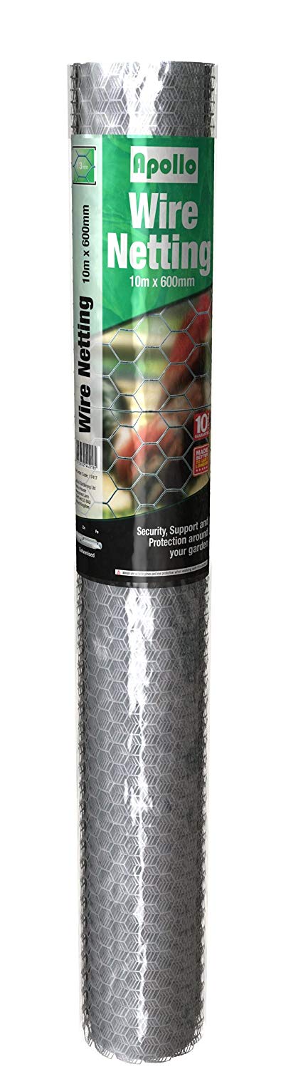 Ambassador Galvanised Wire Netting 10 Metre Roll 900mm 13MM Mesh