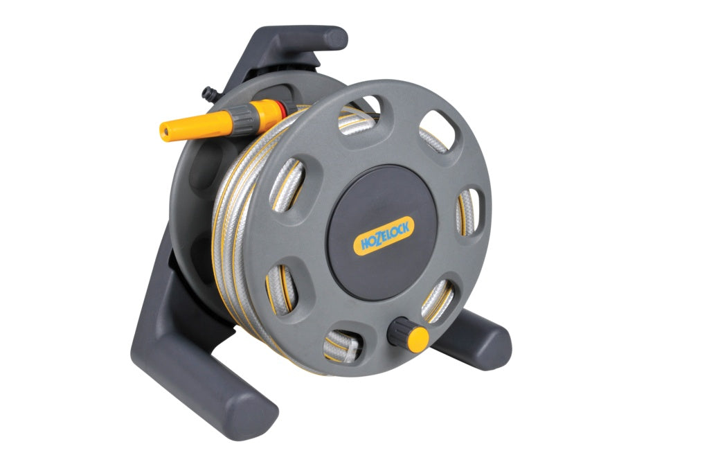Hozelock Free Standing Hose Reel Set With 25m Hose