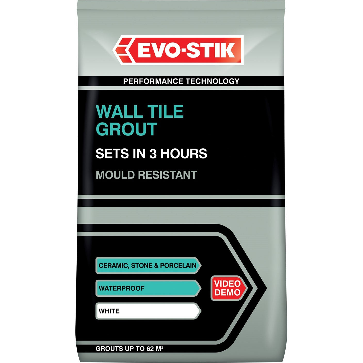 Evo-Stik Wall Tile Grout Fast Set 500g