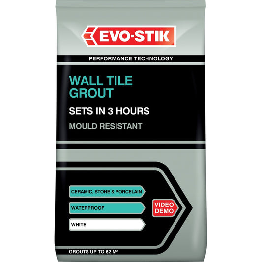 Evo-Stik Wall Tile Grout Fast Set 500g