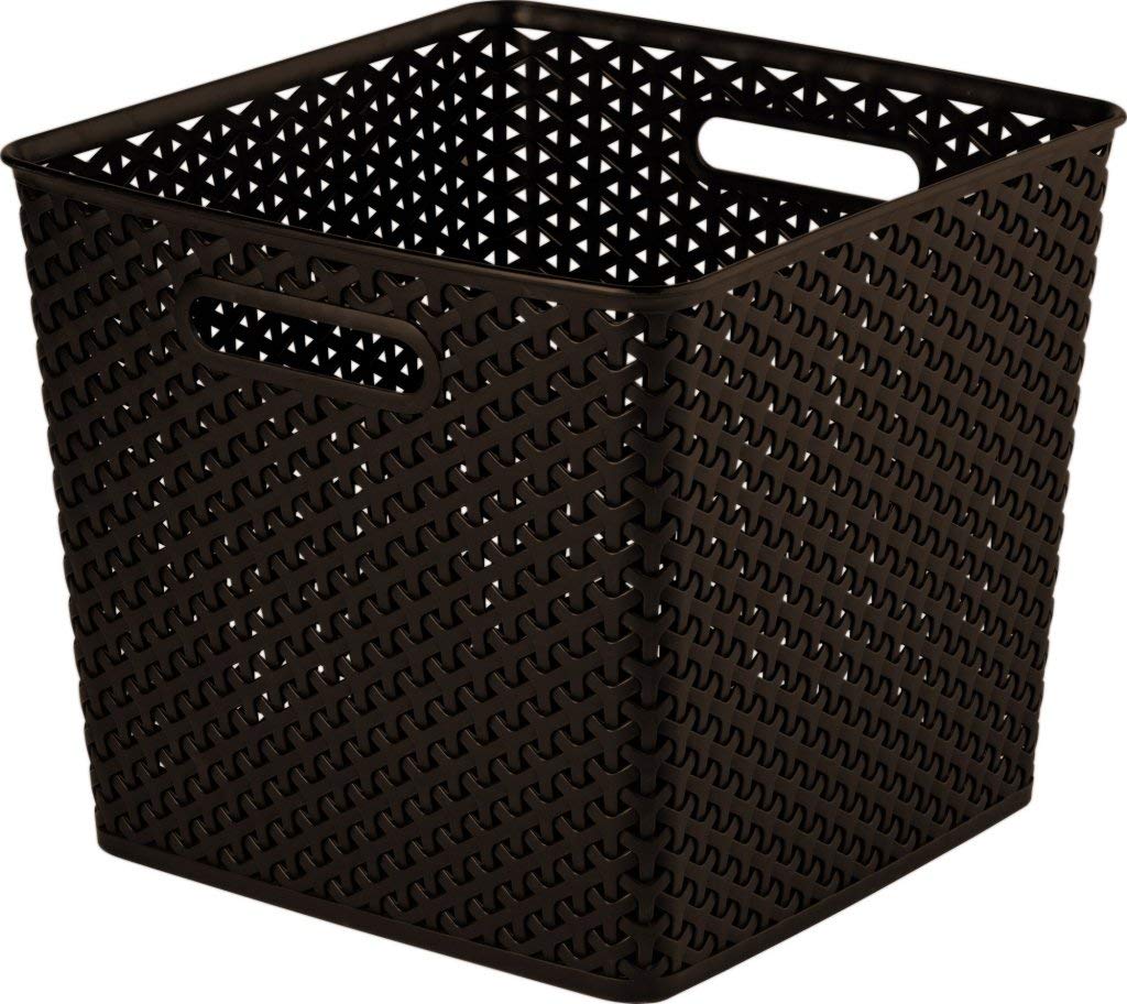 Curver Nestable Rattan Basket Brown 13 Litre