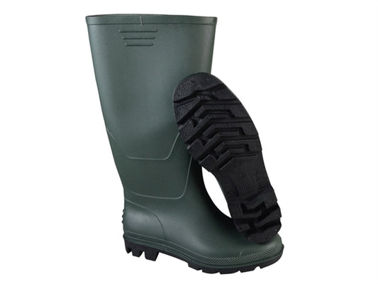 Town & Country Essentials Full Length Wellington Boots Green UK Size 5