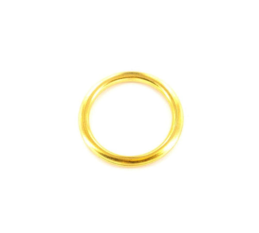 Securit Curtain Rings Brass 18mm