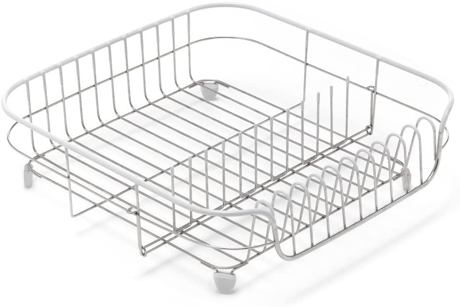 Addis Stainless Steel Soft Touch Draining Rack - White