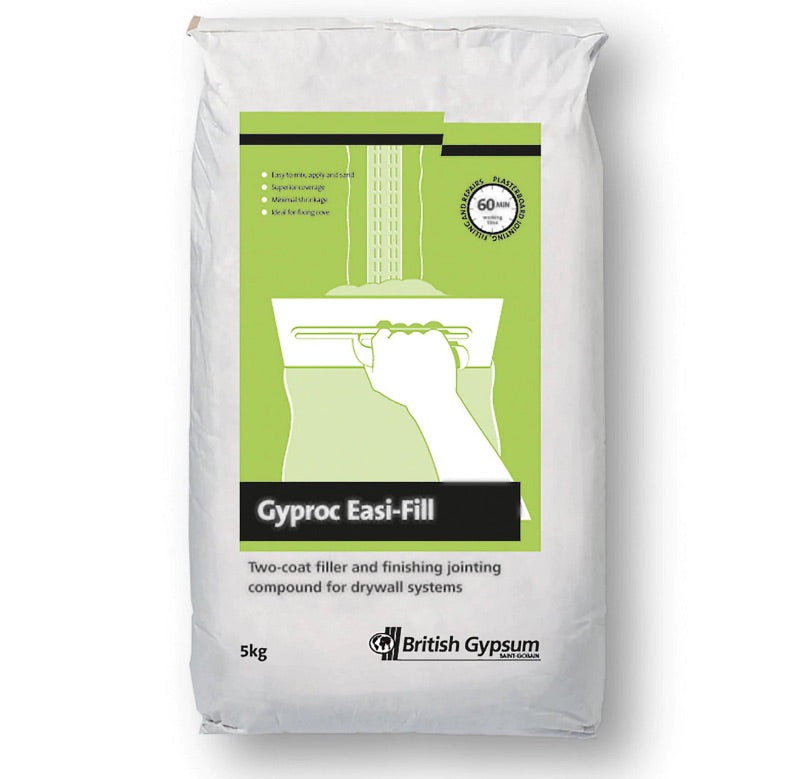 British Gypsum Easifill Plaster Gyproc 5kg