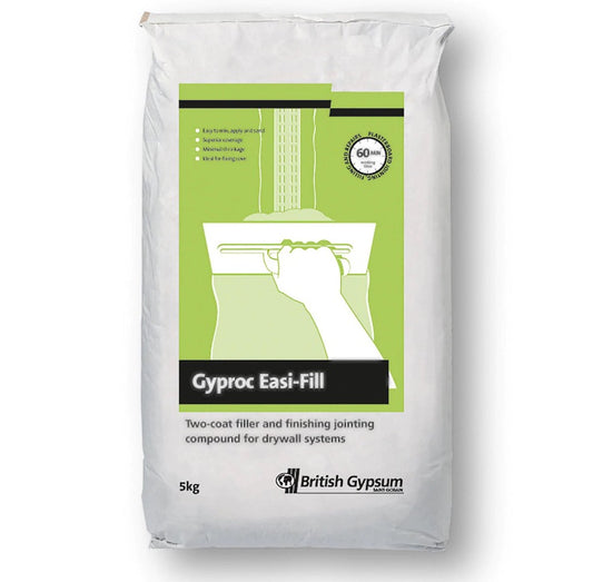British Gypsum Easifill Plaster Gyproc 5kg