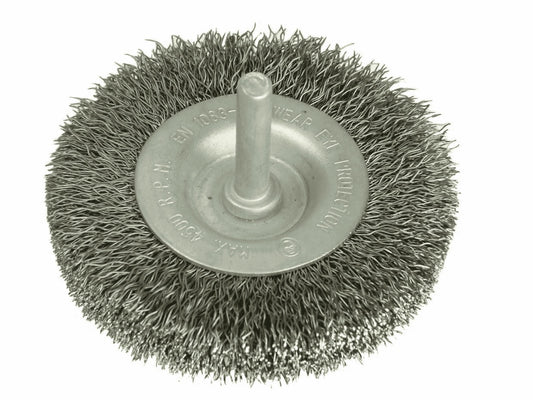 Faithfull X36005 Wire Wheel 75mm x 6mm Shank