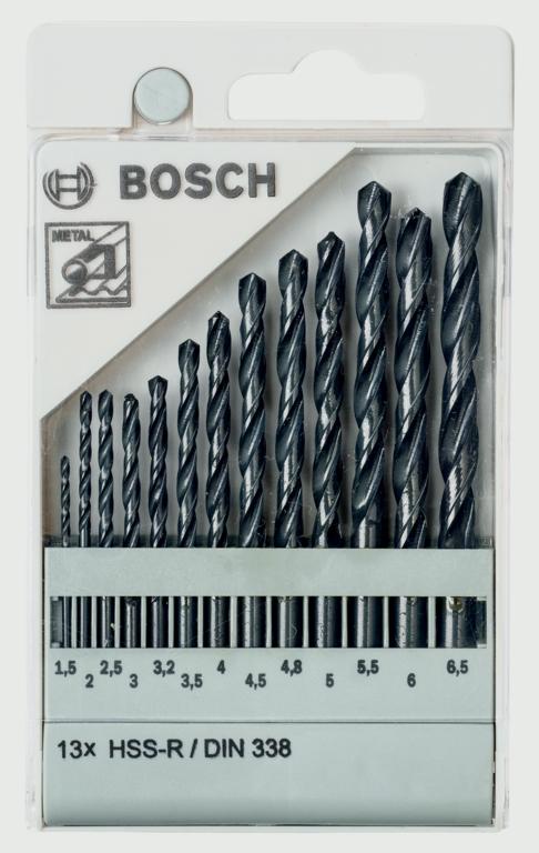 Bosch Metal Drill Bit Set HSS-R DN338