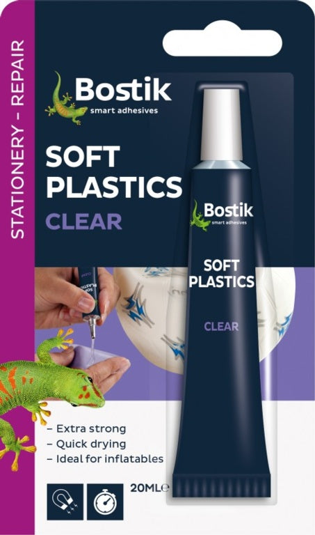 Bostik Soft Plastics Clear Adhesive 20ml