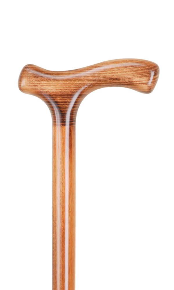 Charles Buyers Flame Scorched Crutch Walking Stick