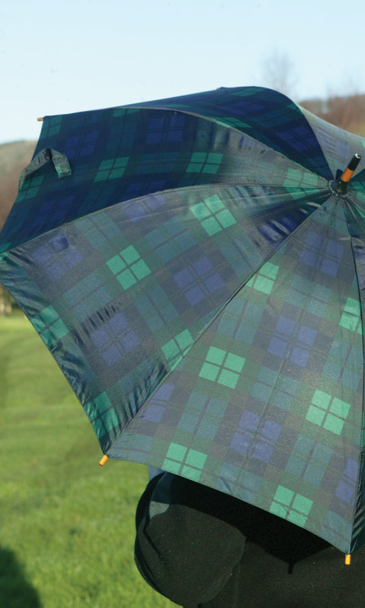 Charles Buyers Umbrella Crook Green Tartan