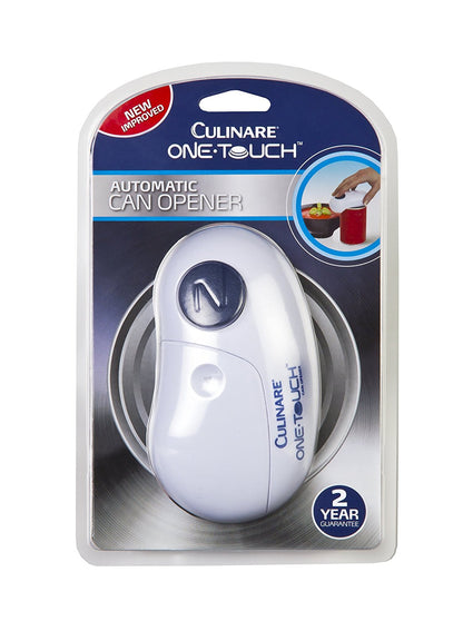 Culinare One Touch Automatic Can Opener - White