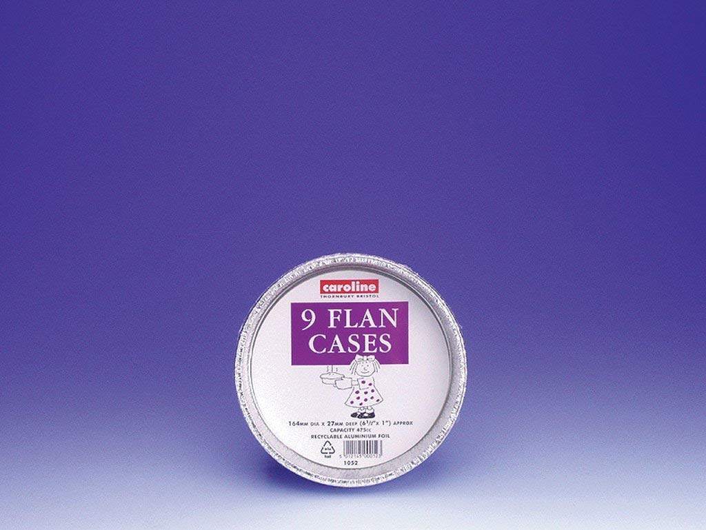 Caroline Foil Flan Case 6" Pk9