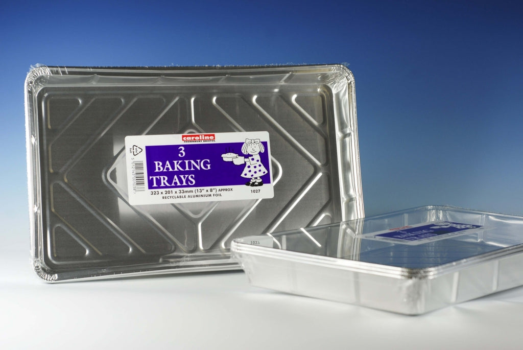 Caroline Foil Baking Tray 323 x 301mm Pack of 3