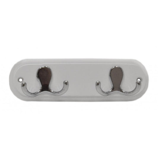Headbourne Round White Robe Hook Board
