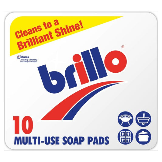 Brillo Multi Use Soap Pads Pack of 10