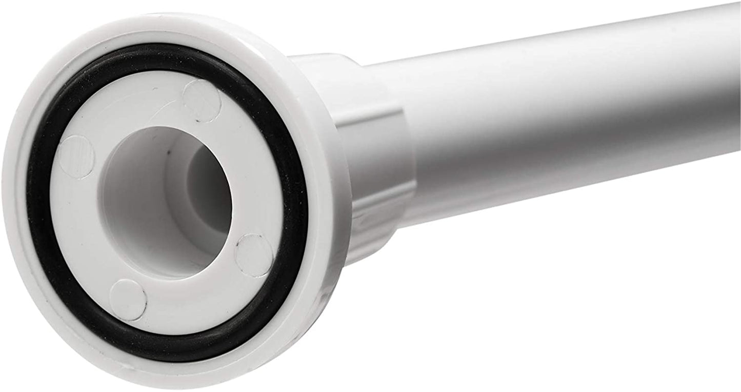 Croydex Telescopic Shower Curtain Rod Extends from 1060mm to 1830mm
