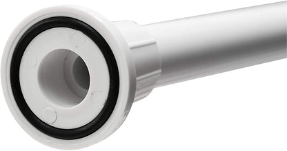 Croydex Telescopic Shower Curtain Rod Extends from 1060mm to 1830mm