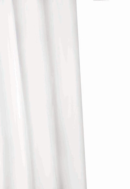 Croydex Shower Curtain PVC Plain White