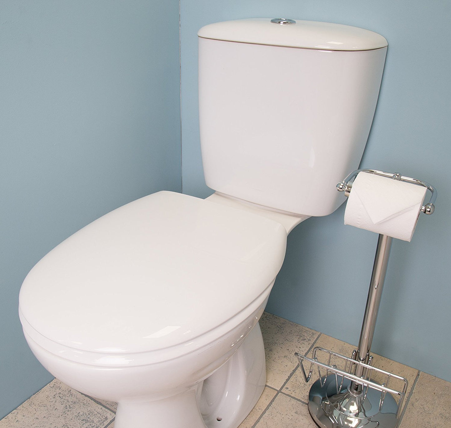 Croydex Toilet Seat Anti Bacterial Polypropylene Soft Close White