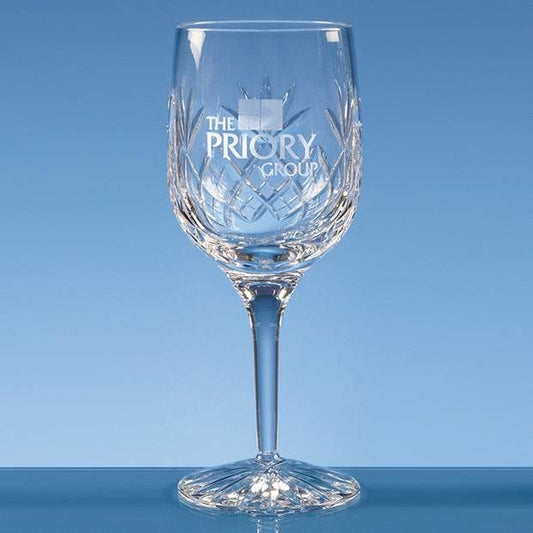 Crystal Galleries 280ml Blenheim Lead Crystal Panel Goblet