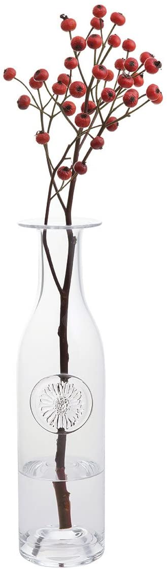 Dartington Crystal Gerbera Large Clear Crystal Bottle Vase