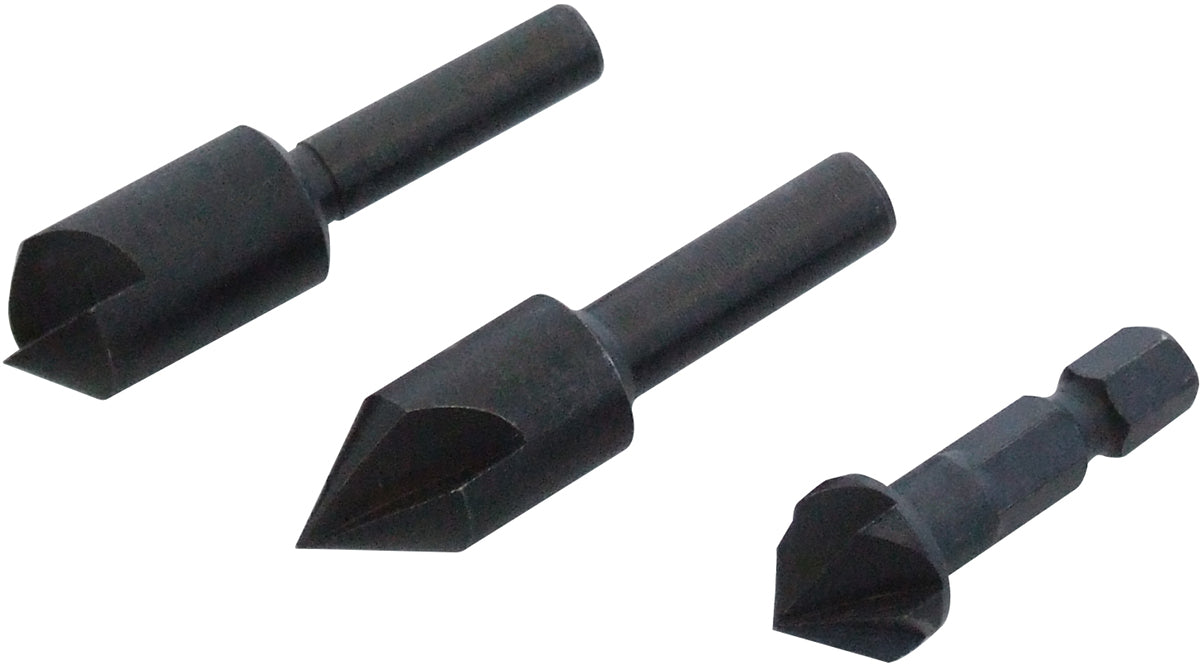 Amtech 3pc Countersink Bit Set