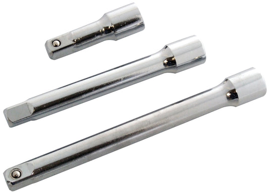 Amtech 3pc 1/2" Short Extension Bar Set