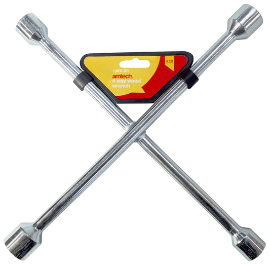 Amtech 4-Way Wheel Wrench
