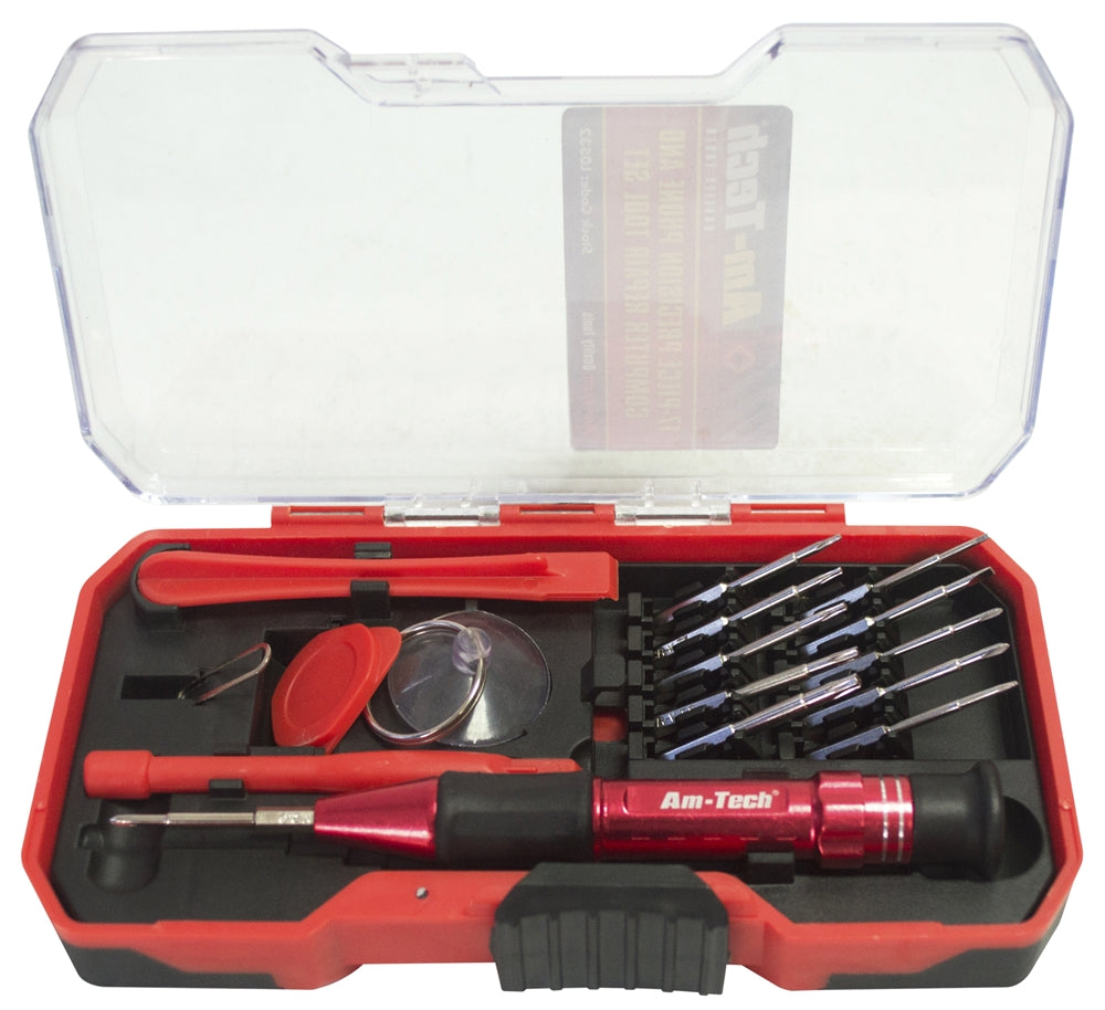 Amtech 17pc Precision Phone & Computer Repair Tool Set