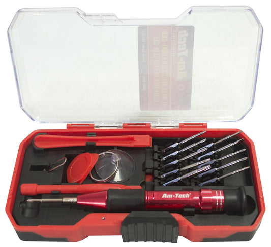 Amtech 17pc Precision Phone & Computer Repair Tool Set