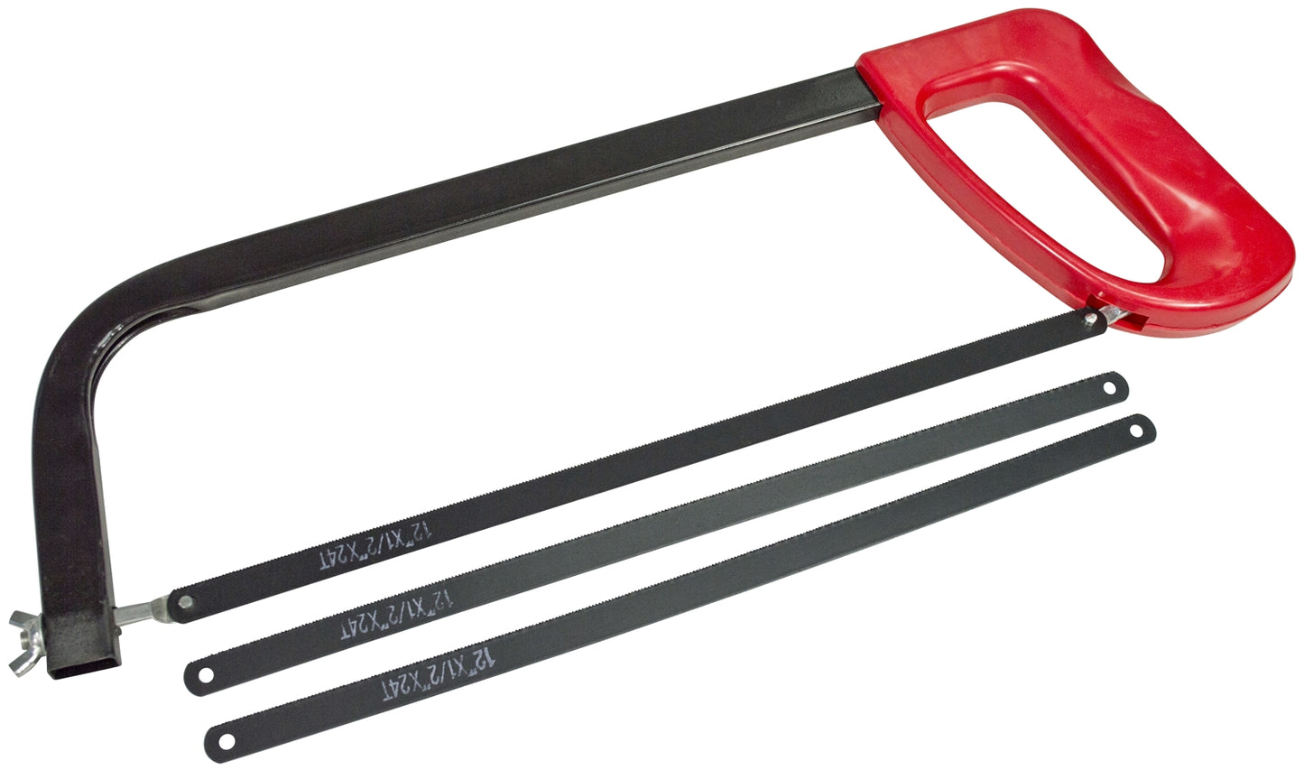 Amtech 12" Hacksaw & 3 Blades