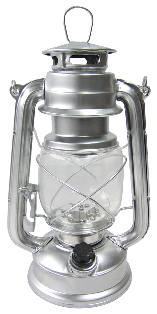 Amtech 15LED Hurricane Lamp Silver