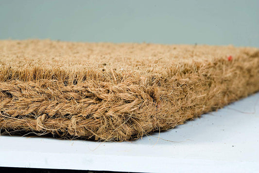 William Armes Melford Hand Woven Doormat Natural Coir - 60 x 35cm