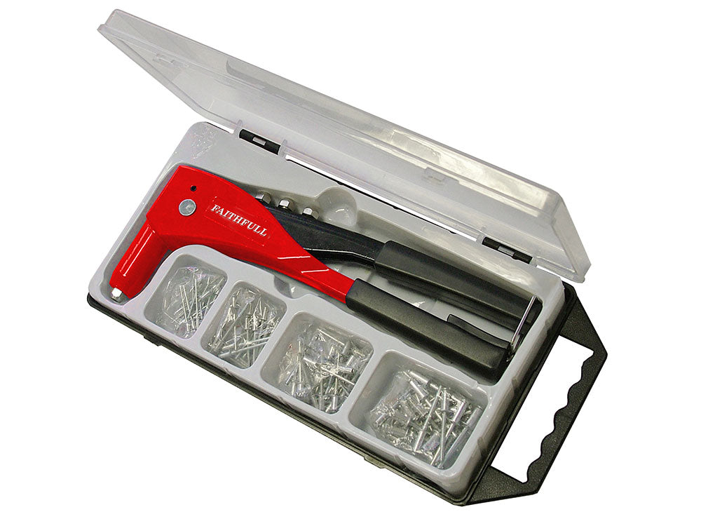 Faithfull Heavy-Duty Riveter Kit