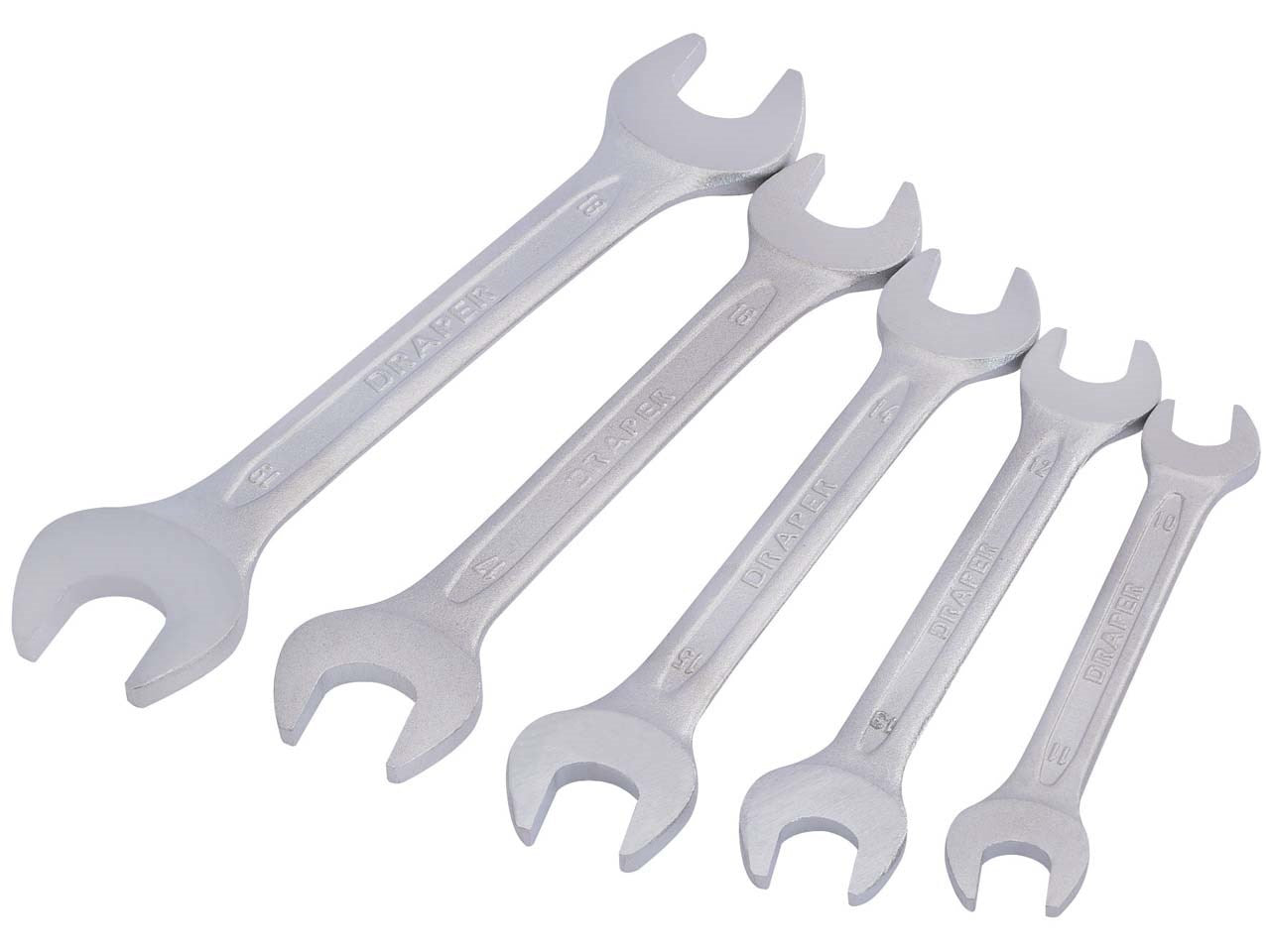 Draper 5 Piece Metric Open End Spanner Set