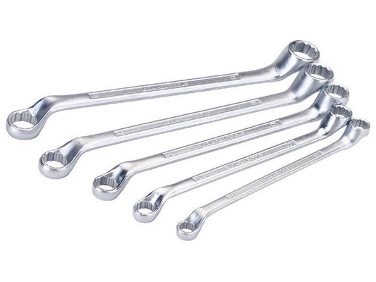 Draper 5 Piece Cranked Metric Ring Spanner Set