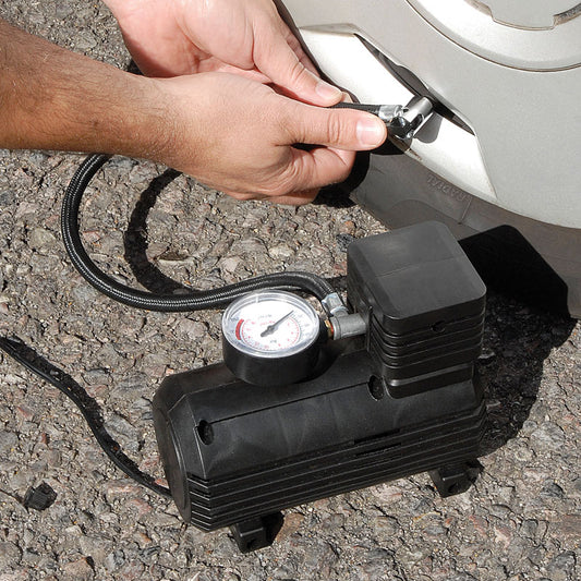 Draper 12V Mini Analogue Air Compressor (250PSI Max.)