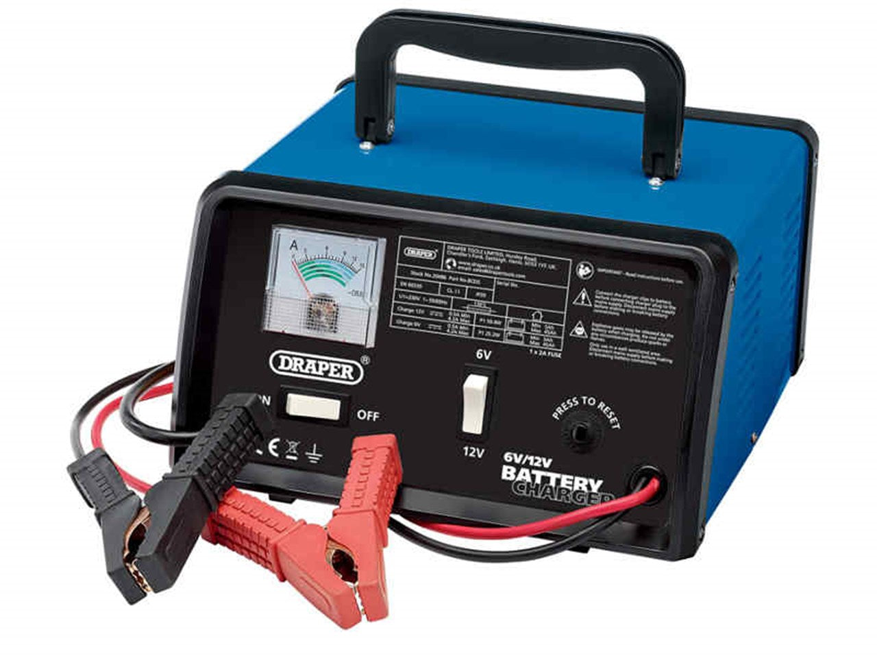 Draper 6/12V 4.2A Battery Charger