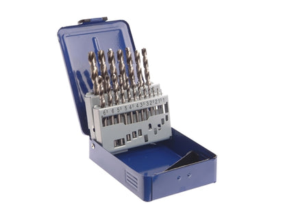 Faithfull PRO HSS Drill Set M2 1 - 10mm + Case