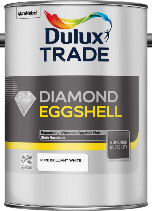 Dulux Quick Dry Eggshell Pure Brilliant White 5 Litre