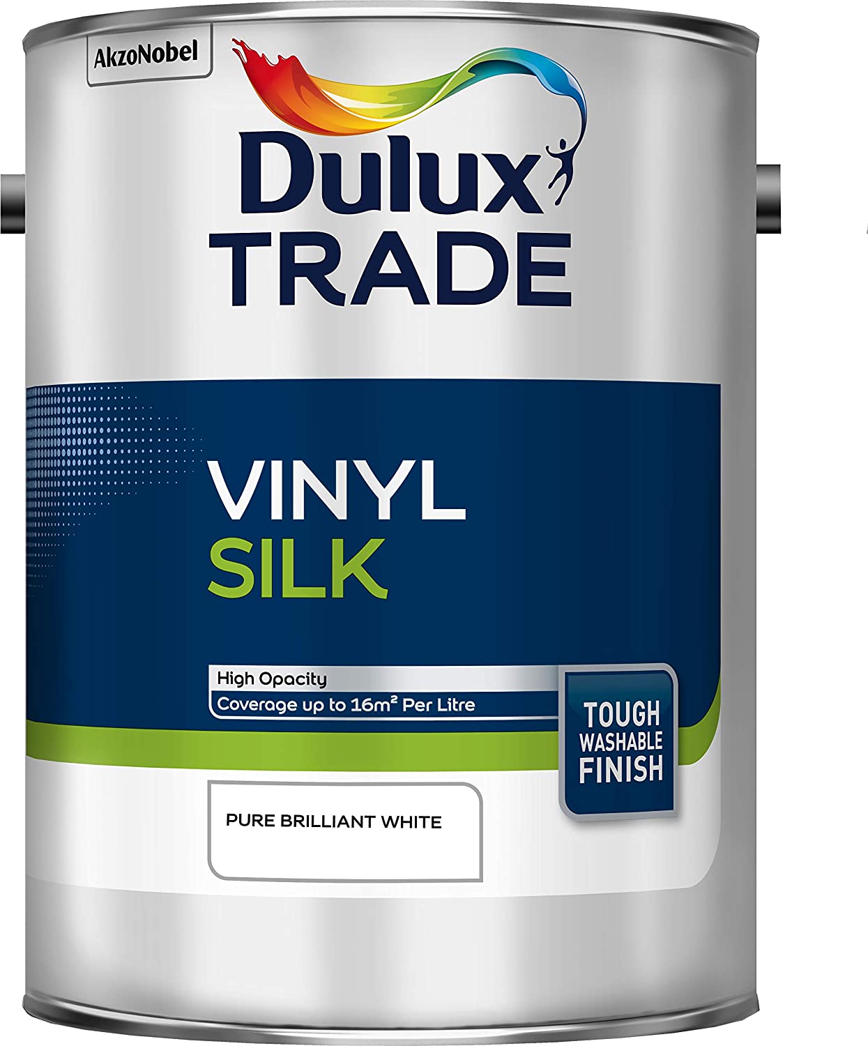 Dulux Vinyl Silk Emulsion Pure Brilliant White 5 Litre