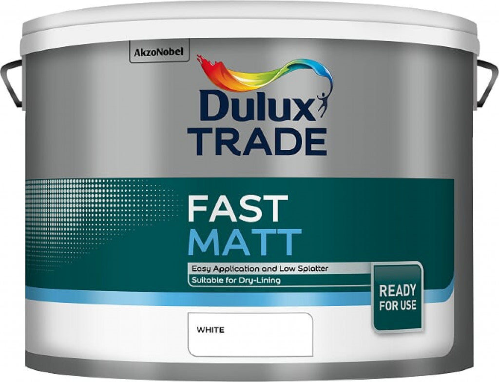Dulux Fast Matt White 10 Litre