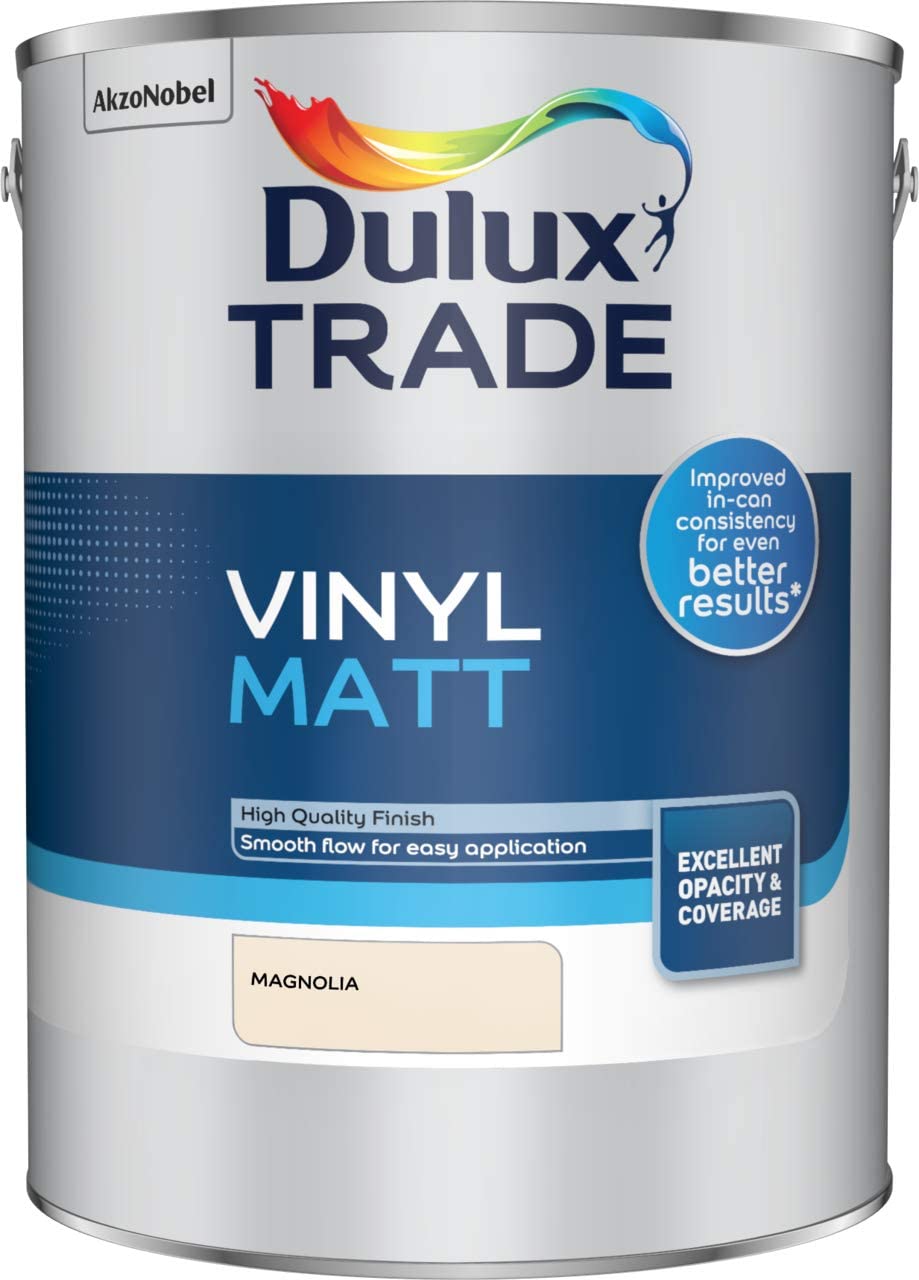 Dulux Vinyl Matt Emulsion Magnolia 5 Litre