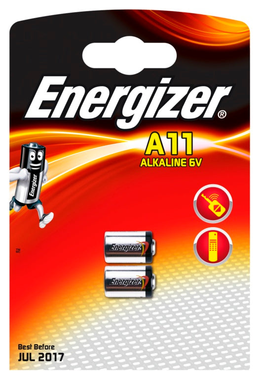 Eveready Energizer A11/E11A Alkaline Card
