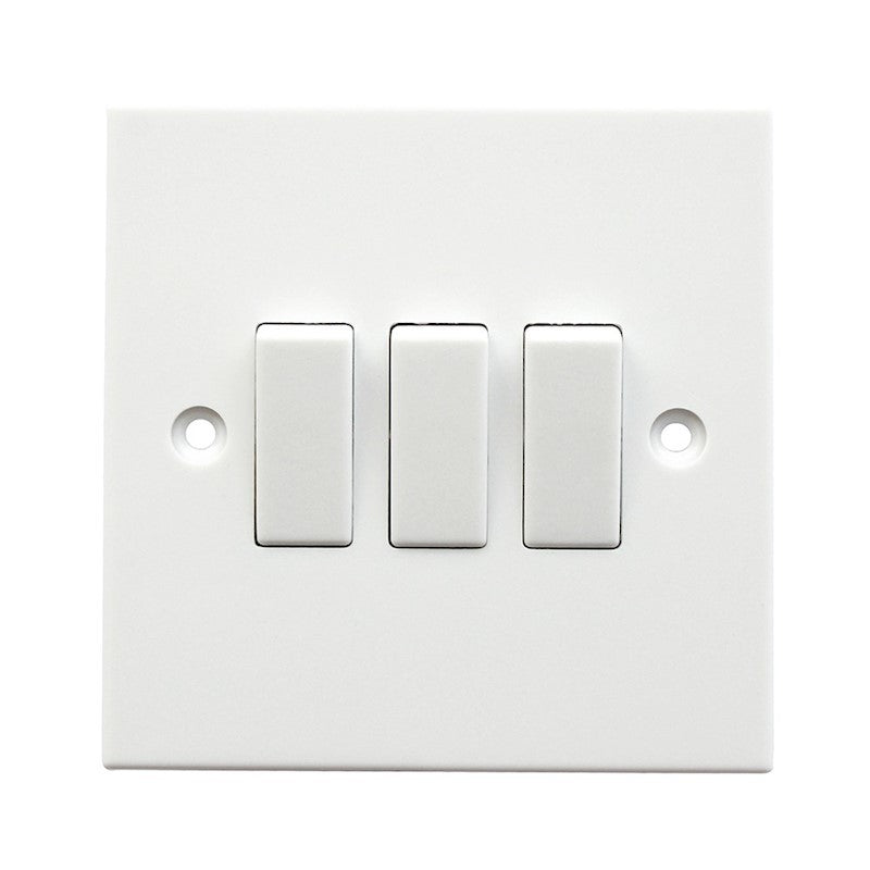 Jegs 3-Gang 2-Way Wall Switch